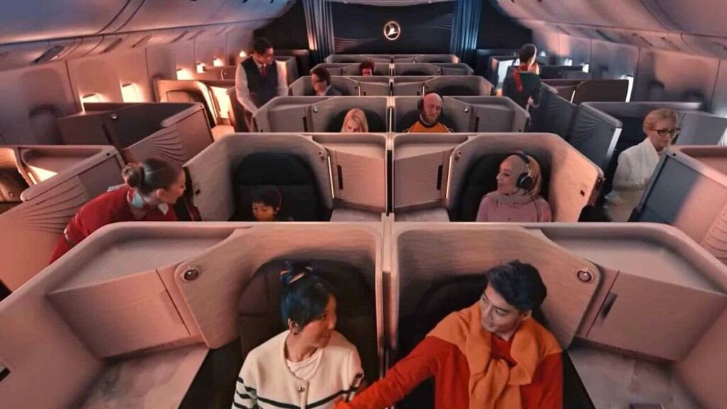 Turkish Business Class Seats